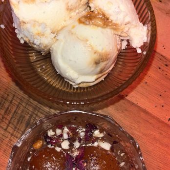 Desi Bar & Grill - Coconut and jaggery ice cream with Gulab jamun - Indian Near Me - Markham, Ontario