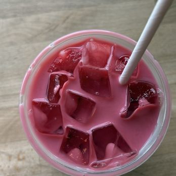 Three Whistles - Beet root latte with reg milk and a splash of vanilla syrup - Shared Office Spaces Near Me - Arlington, Virginia Three Whistles - Beet root latte with reg milk and a splash of vanilla syrup - Shared Office Spaces Near Me - Arlington, Virginia