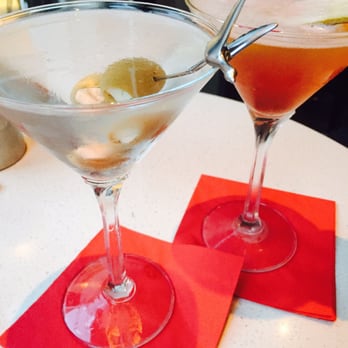 The Charlesmark Hotel - Traditional martini ($13) and The Drunken Pear (Grey Goose, Amaretto, fresh lemon and pineapple juice, $13) - Hotels Near Me - Boston, Massachusetts
