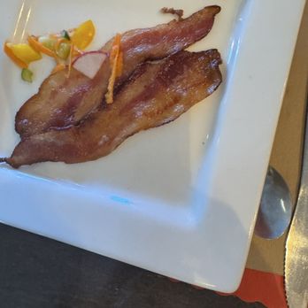 Clafoutis - Side of bacon - French Near Me - Santa Fe, New Mexico