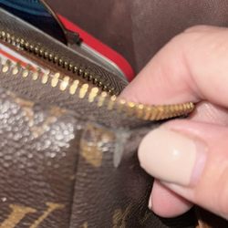 Ayers Leather Shop - Damage during zipper replacement (was not there prior)