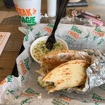 Steak 'n Hoagie Shop - First time...yummy chicken pita with Supper Slaw - Sandwiches Near Me - Matthews, North Carolina