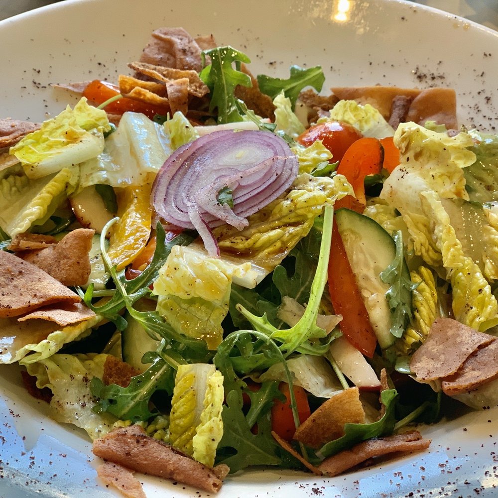 Leyla - Fattoush salad - Lebanese Near Me - Charleston, South Carolina Leyla - Fattoush salad - Lebanese Near Me - Charleston, South Carolina