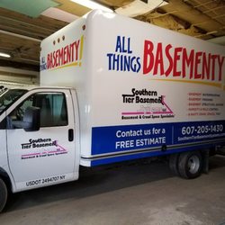 SouthernTier Basement Systems - Van all lettered