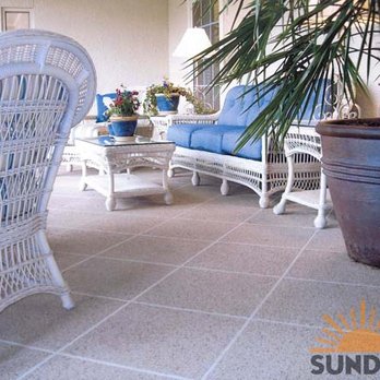 Gold Coast Surfaces - Great looking tile pattern with aggregate effects - Masonry/Concrete Near Me - Delray Beach, Florida