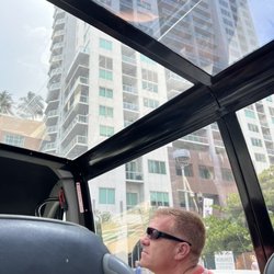 Open Miami - Great having the option to open or close the roof.