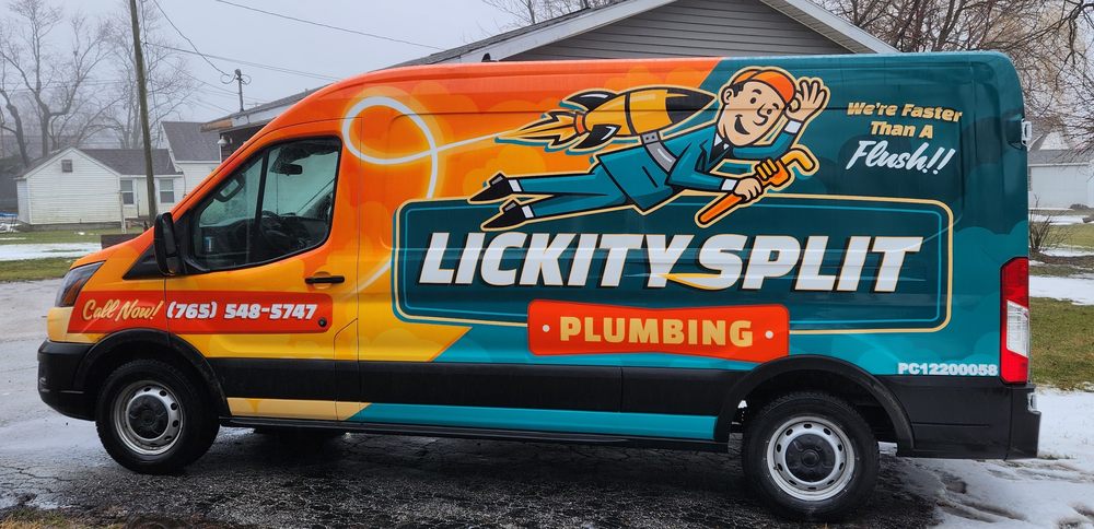Slide of Lickity Split Plumbing
