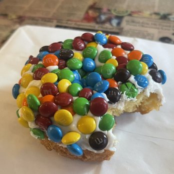Voodoo Doughnut - M&M donut - Donuts Near Me - Austin, Texas