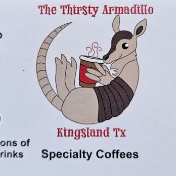 The Thirsty Armadillo - Get their punch card for double punch Wednesday! - Coffee & Tea Near Me - Buchanan Dam, Texas