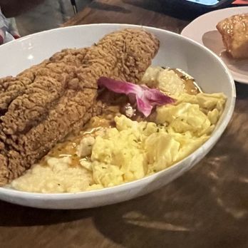Brunch Room Bistro - Fish, grits and eggs - Breakfast & Brunch Near Me - Forney, Texas Brunch Room Bistro - Fish, grits and eggs - Breakfast & Brunch Near Me - Forney, Texas