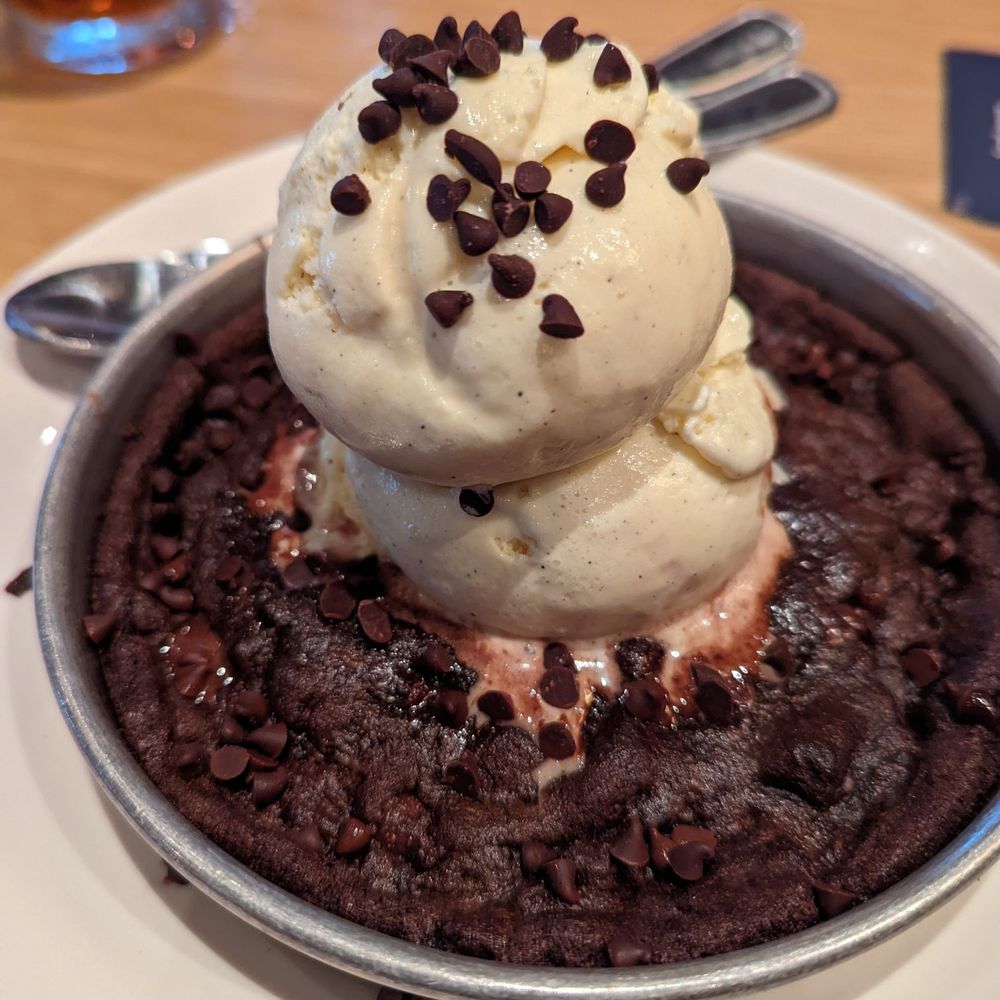 BJ's Restaurant & Brewhouse - Desert decent but nothing to write home about or be World Famous - New American Near Me - Allen, Texas BJ's Restaurant & Brewhouse - Desert decent but nothing to write home about or be World Famous - New American Near Me - Allen, Texas