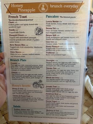 Menu photo 2 Honey Pineapple Satellite Beach, FL