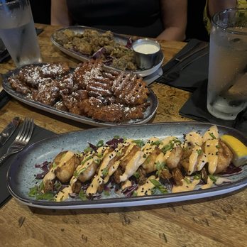 The Whiskey - Bangin' Shrimp & Sweet Potato Waffel Fries... - American Near Me - Orlando, Florida The Whiskey - Bangin' Shrimp & Sweet Potato Waffel Fries... - American Near Me - Orlando, Florida