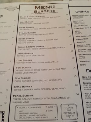 Menu photo 3 Tizzy's Milan, MI Menu photo 3 Tizzy's Milan, MI