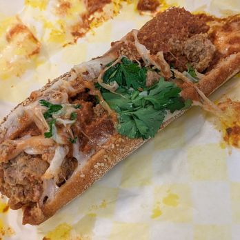 Jerry's Roast Pork - Meatball Hoagie ($17.38 incl. tax) 04.15.2026 - Sandwiches Near Me - San Francisco, California Jerry's Roast Pork - Meatball Hoagie ($17.38 incl. tax) 04.15.2026 - Sandwiches Near Me - San Francisco, California