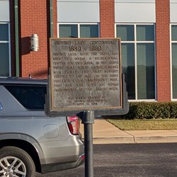 Oxford Lake Centennial Historical Marker - Oxford Lake Centennial Historical Marker