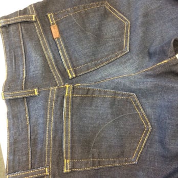 Somerville Cleaners - This is the condition in which they returned my jeans to me after I asked for the waist to be taken in. - Laundry Services Near Me - Somerville, Massachusetts