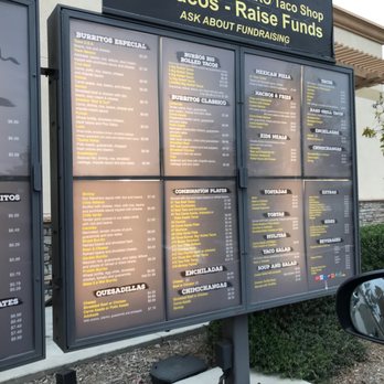 El Burrito Taco Shop - Drive-thru menu. - Fast Food Near Me - Murrieta, California El Burrito Taco Shop - Drive-thru menu. - Fast Food Near Me - Murrieta, California