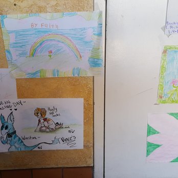 Vince's Spaghetti Express - Awesome kids art - Italian Near Me - Temecula, California Vince's Spaghetti Express - Awesome kids art - Italian Near Me - Temecula, California