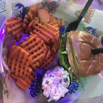 River City Cafe - Classic cheeseburger with sweet potato fries and slaw - American Near Me - Myrtle Beach, South Carolina River City Cafe - Classic cheeseburger with sweet potato fries and slaw - American Near Me - Myrtle Beach, South Carolina