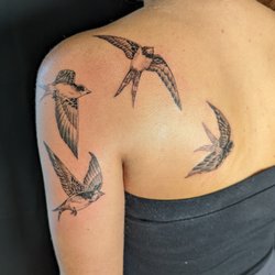 Lucky Leaf Tattoo - Work by Din