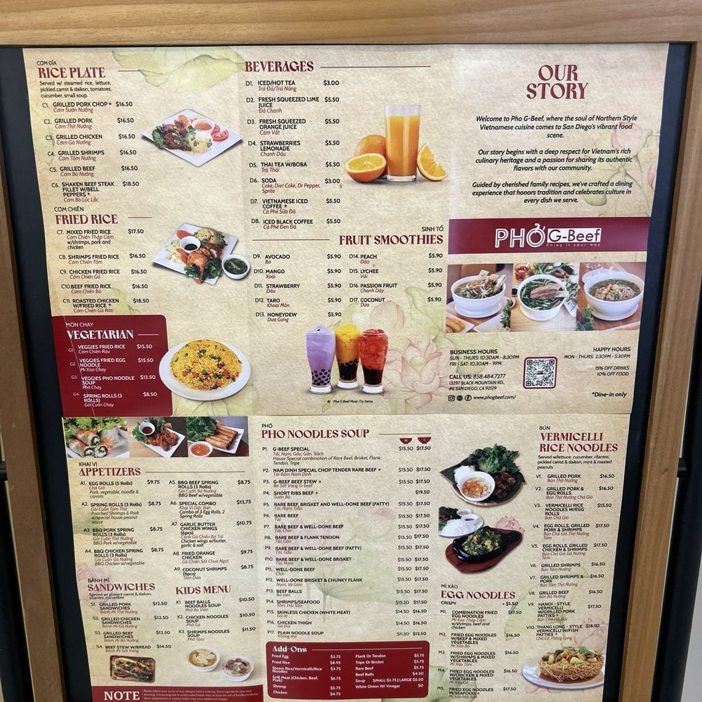 Menu Menu