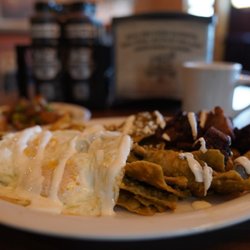 Chilaquiles for breakfast.