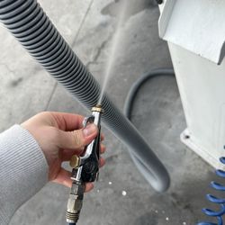 Sunrise Lax Express Car Wash - Stupid " air hose" shoots out water & soap?????