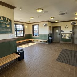 Ambler Station - Station interior, which is only open mornings to noon - check their website for updated hours