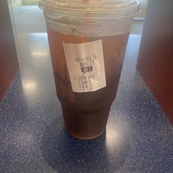 Dunkin' - Iced coffee