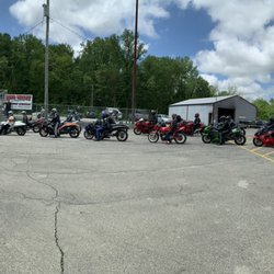 Ohio Valley Raceway - Lined up for qualifications