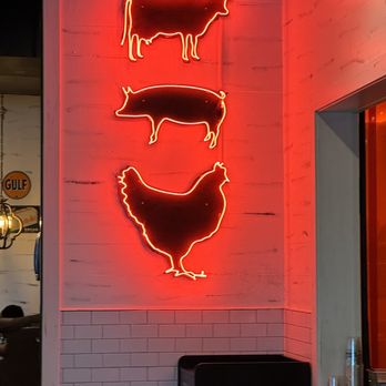 Killen's Barbecue - a neon sign in a restaurant - Barbeque Near Me - Cypress, Texas