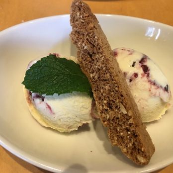 Jaleo - Cherry vanilla ice cream with dark chocolate chunks - Spanish Near Me - Washington, DC, District of Columbia