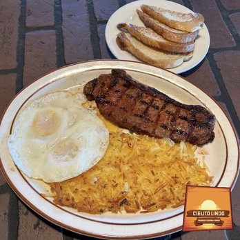 Cielito Lindo - Steak and eggs with smash browns - Seafood Near Me - Lindsay, California