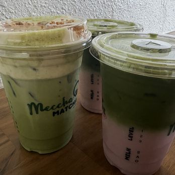 Meccha Matcha - Strawberry matcha, and banana pudding matcha. - Desserts Near Me - Artesia, California Meccha Matcha - Strawberry matcha, and banana pudding matcha. - Desserts Near Me - Artesia, California