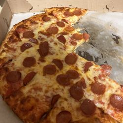 Just Pizza - Cheese and pepperoni pizza