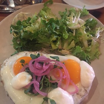 Fable Kitchen - Croque madam with Parmesan foam - Canadian (New) Near Me - Vancouver, British Columbia