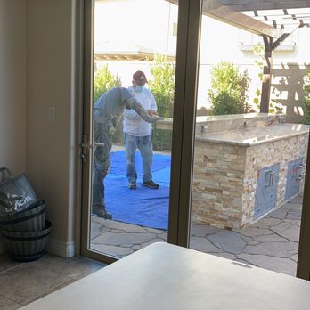 BBQ Grill Outlet - Jose and Nick doing wonders at this BBQ fire grill island. - Grilling Equipment Near Me - Santa Ana, California