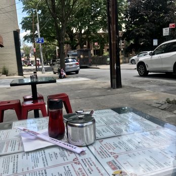 Maxi’s Noodle - Outdoor dining during sunny day - Cantonese Near Me - Flushing, New York Maxi’s Noodle - Outdoor dining during sunny day - Cantonese Near Me - Flushing, New York