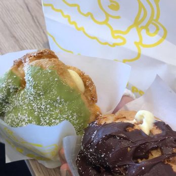 Beard Papa’s Plano - Green tea and Chocolate Shell - Bakeries Near Me - Plano, Texas Beard Papa’s Plano - Green tea and Chocolate Shell - Bakeries Near Me - Plano, Texas
