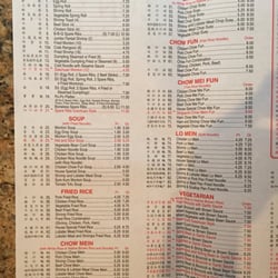 Sun Rise Chinese Food - Menu - Page 2
