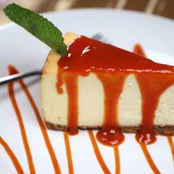 Cha Cha Coconuts - Mango Guava Cheesecake is a sweet way to end a meal at Cha Cha's.