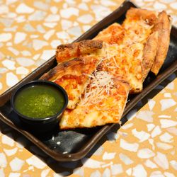 North Park Beer Company Pizza Shop - Crown Point - Cheesy BFF with housemade pesto