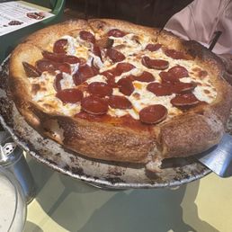 Pepperoni pizza with honey Pepperoni pizza with honey