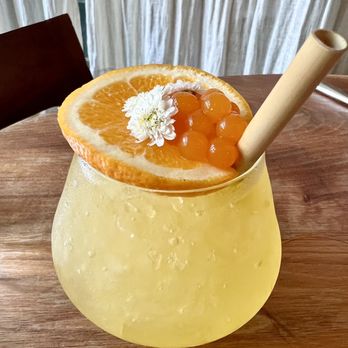 Martina - CALABRIA pisco, bergamot, mandarin, cantaloupe, elderflower, sparkling wine - Argentine Near Me - Minneapolis, Minnesota Martina - CALABRIA pisco, bergamot, mandarin, cantaloupe, elderflower, sparkling wine - Argentine Near Me - Minneapolis, Minnesota