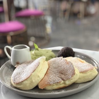 Basilur - Matcha soufflé pancake - Coffee & Tea Near Me - Buena Park, California