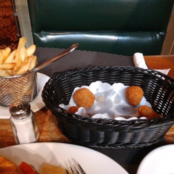 The Office Restaurant & Lounge - Fried mushrooms with horseradish sauce, was good.  Fake filet mignon-beef liver burger, awful. Fried onions, not fried, not hot, disgusting. - Lounges Near Me - Toms River, New Jersey