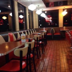A&W Restaurant - 70's interior-cool