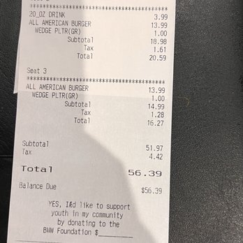 Buffalo Wild Wings - This is how they charge you alcohol tax, food, drink, tax, food, tax total weird - Chicken Wings Near Me - Concord, New Hampshire Buffalo Wild Wings - This is how they charge you alcohol tax, food, drink, tax, food, tax total weird - Chicken Wings Near Me - Concord, New Hampshire