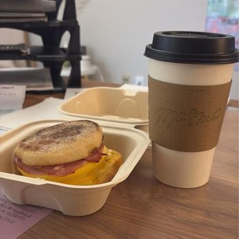 Marmo - The Marmo breakfast sandwich - Cafes Near Me - Shelton, Washington